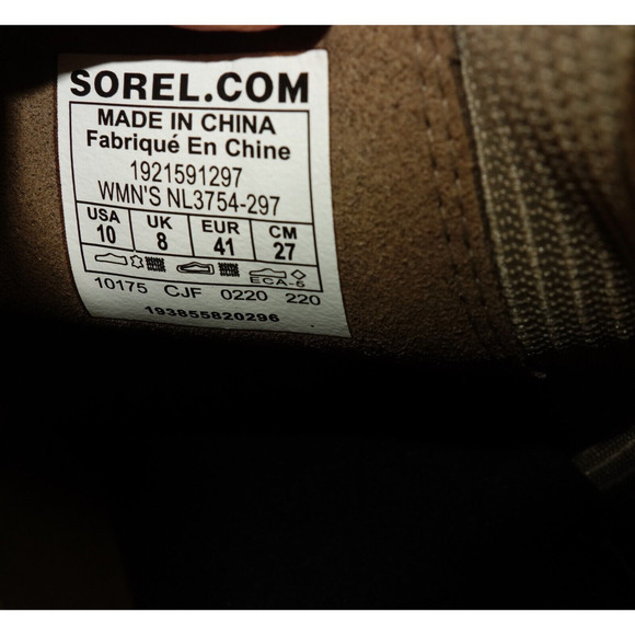 NEW Sorel Joan of Artic Chelsea Wedge II Boots Shoes Khaki Brown Women's 10 - Picture 8 of 8